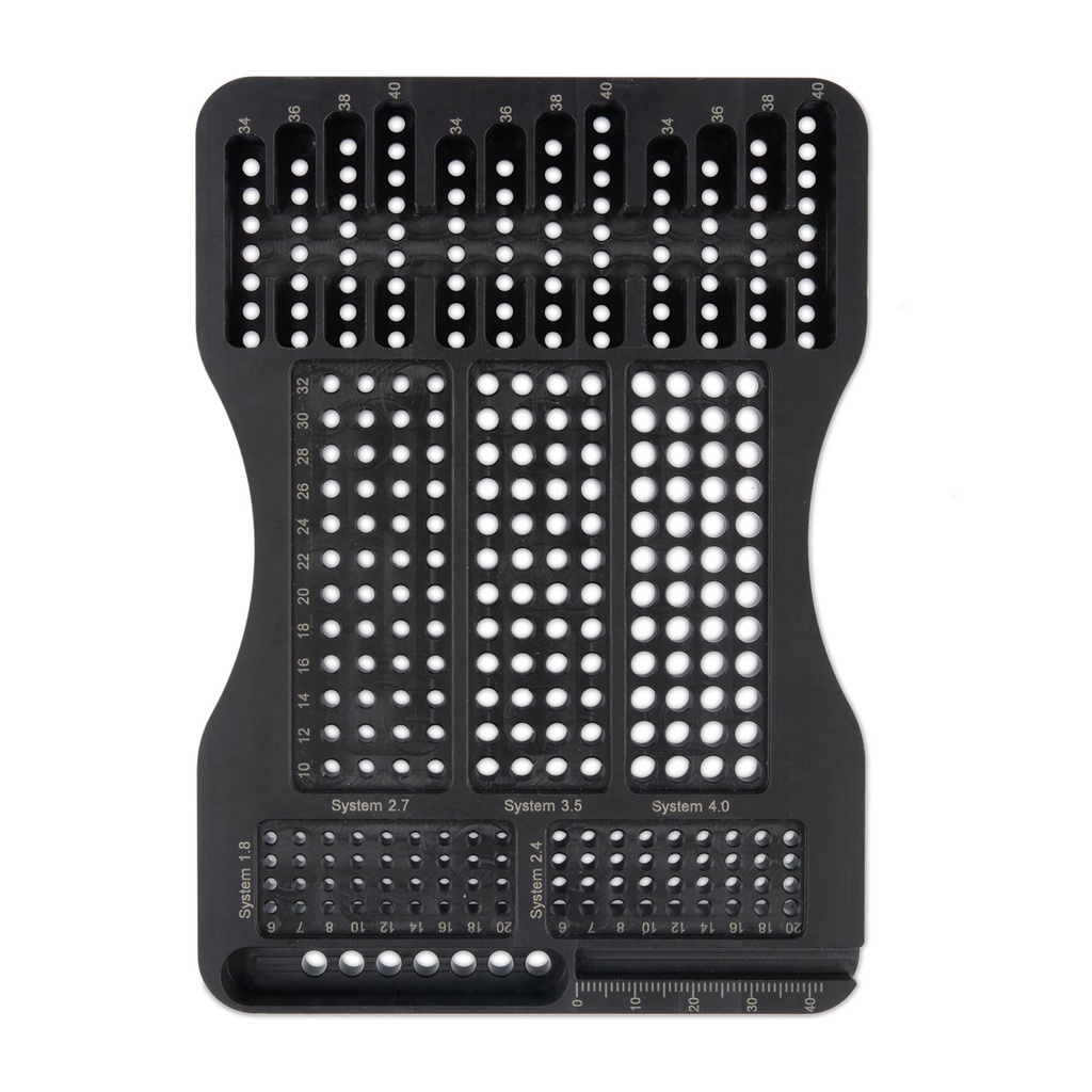 Modul til skruer til Eickloxx Large (uden skruer). Til skruer Ø 2,7 4,0mm. L10 32mm